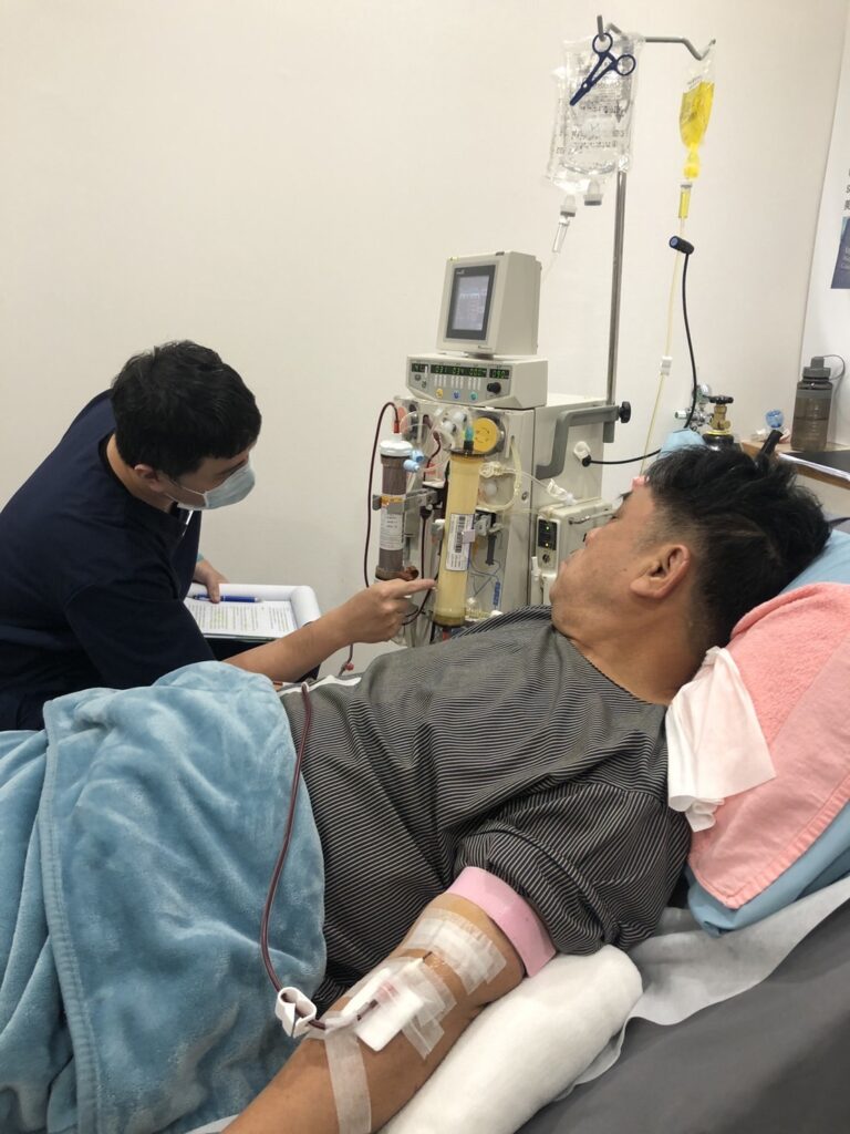康博診所案例 血液淨化療程