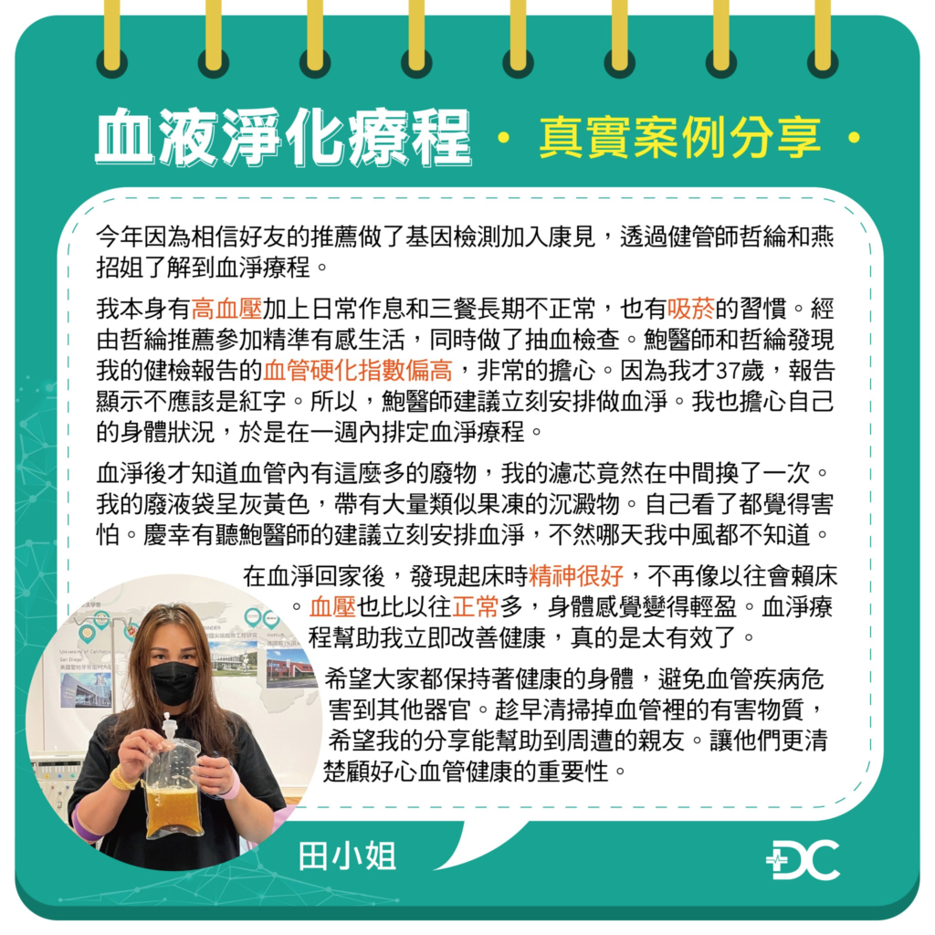 康博診所 血液淨化案例分享 過濾血液中的廢液