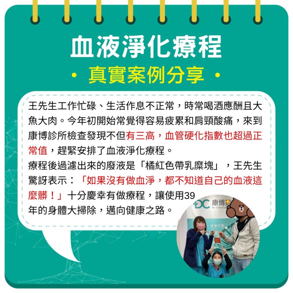 血液淨化療程分享