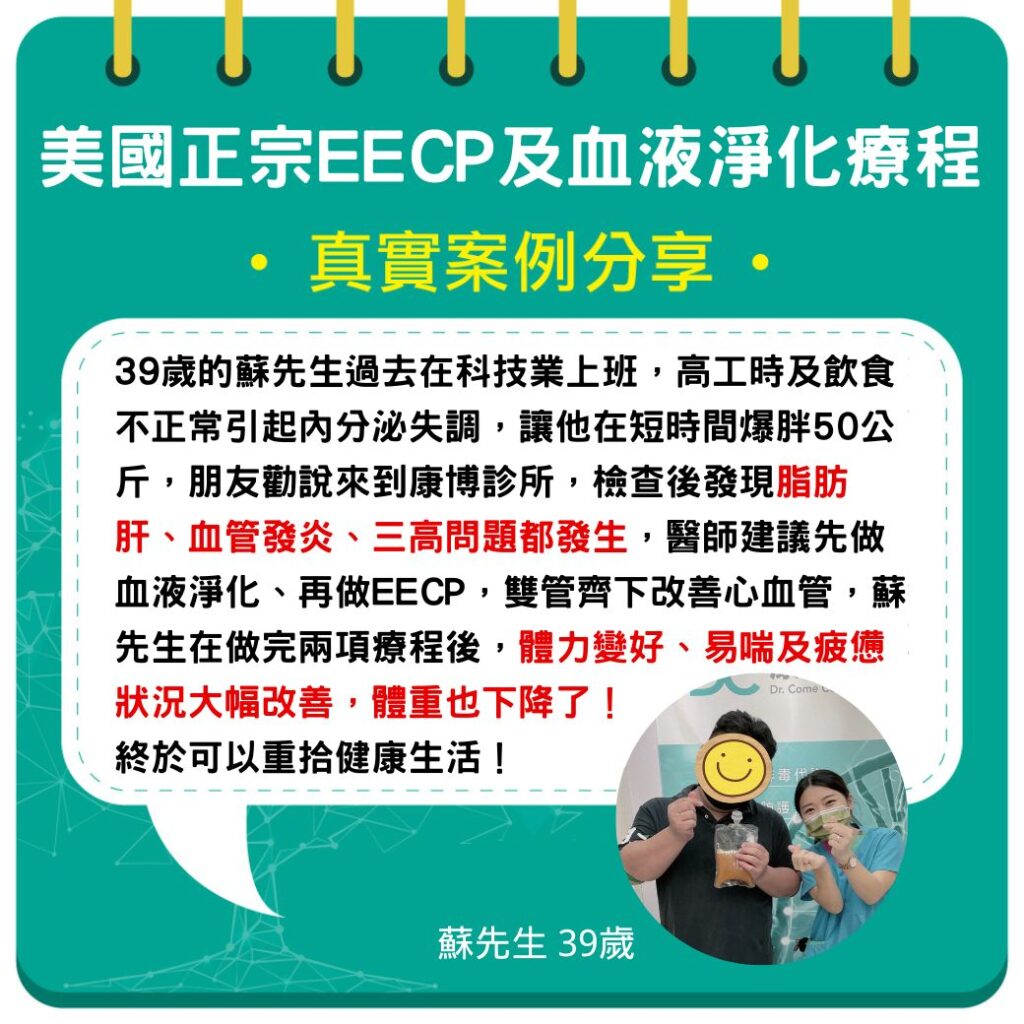 蘇先生在科技業日夜顛倒壓力大,身體狀況亮紅燈!醫:「3招扭轉健康危機。」