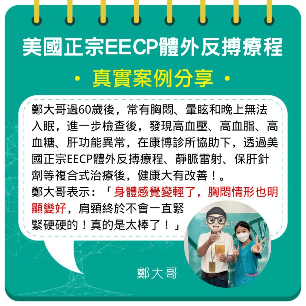 3管齊下有效降低三高和肝指數,解決胸悶、暈眩症狀超有感!