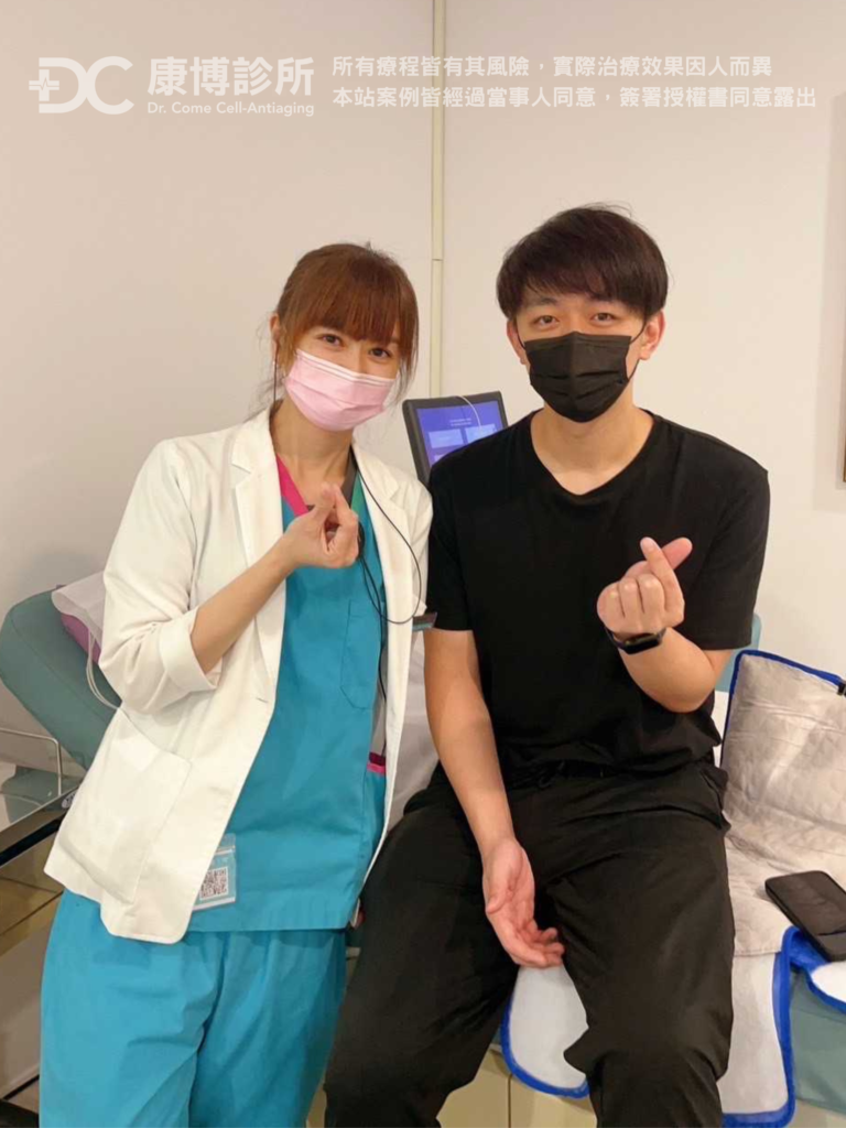 經過35次美國正宗EECP體外反搏療程,搭配靜脈雷射和營養點滴的保養後,陳先生開心的分享:「一系列的療程做完,我明顯感到自己的心肺耐力、肌耐力都變得更好!非常感謝康博診所!」