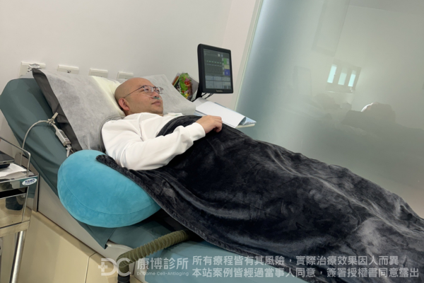 陳先生施作EECP體外反搏改善心血管